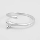 Cute Cat Matte Open Adjustable Silver Ring for Women 925 Sterling Silver Ring Designer Creative Jewelry