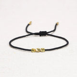 Handmade Tibetan Copper Bead Lucky Rope Bracelet & Bangles Adjustable String For Men And Women Wax Thread Bracelets - GQTORCH Jewelry