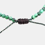 Natural Stone Beaded Bracelets for Women Malachite Adjustable Beads Jewelry Luck Rope Chain Bracelet Jewelry - GQTORCH Jewelry