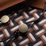 Genuine Leather Bags for Jewelry Gift Packaging with Draw String Brass Press Button Clasp - GQTORCH Jewelry