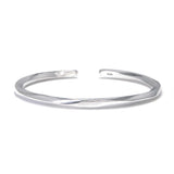 3pcs/set 925 Sterling Silver Twisted Bangle Bracelet for Men Black Grey Woven Rope Wristband Simple Retro Party Jewelry Gift