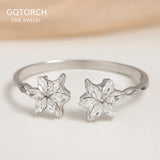 925 Sterling Silver Lord of the Ring Arwen Evenstar Bangle Bracelet Women Elvish Elegant Fashion Jewelry Cosplay Party Accessory