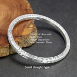 Vintage Real Solid 925 Sterling Silver Fish Cuff Bangles For Women And Men Twisted Type Armband Man Fashion Jewelry - GQTORCH Jewelry