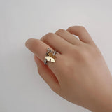 925 Sterling Silver Vintage Butterfly Branch Ring for Women Opening Type Creative Retro Female Stylish Jewelry Accessories