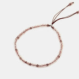 Natural Stone Bracelet For Women 3mm Small Beads Bracelet Handmade Rope Adjustable DIY Jewelry Hand Accessories - GQTORCH Jewelry