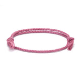 Handmade Braided Cotton Bracelet Adjustable Knots Colorful Double Layered Bohemia Hand String Ethnic Jewelry Accessories