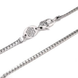 S925 Sterling Silver Vajry Pestle 3mm Whip Rope Men Necklace Punk Rock Style Cool Fashion Long Necklace - GQTORCH Jewelry