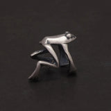 1pc S925 Sterling Silver Climbing Frog Clip Earring Women Men Retro Punk Ear Cuff Funny Animal Cartilage Earring Party Jewelry