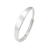 Custom Engraved Real 925 Sterling Silver Signet Ring for Women Men Pinky Thumb Ring for Girl Simple Elegant Personalized Jewelry