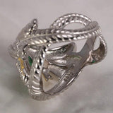 Real 925 Sterling Silver Aragorn Rings of Barahir LOTR Wedding Ring For Men Movie Fan Jewelry - GQTORCH Jewelry