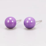 Simple Natural Strawberry Balls Earrings 925 Sterling Silver Earings Fashion Jewelry