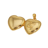 925 Sterling Silver Heart Shaped Lock Pendant with Gold Plated Open Swan Pattern Woman Necklace Snake Chain Fine Jewelry