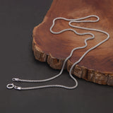 Real Solid 925 Sterling Silver Jewelry Scales Popcorn Chain Necklace For Women And Men Vintage Type 16 18 20 Inch