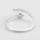 Cute Cat Matte Open Adjustable Silver Ring for Women 925 Sterling Silver Ring Designer Creative Jewelry