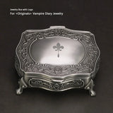 Vintage Alloy Jewelry Box Casket and Heart Shaped 9*7*4.5cm 6*6*3cm For Rings Pendants Necklace Gift Boxes