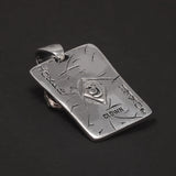 925 Sterling Silver Joker Pendant Necklace for Men Poker Cards Clown Retro Hip Hop Punk Rock Male Jewelry Gift