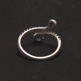 925 Sterling Silver Octopus Tentacle Ring for Women Men Opening Type Squid Finger Rings Gothic Retro Punk Jewelry Accessories