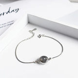 Natural Stone Ball Charm 925 Sterling Silver Box Chain Bracelets For Women Simple Minimalism Multi Color Real Crystal Bracelet - GQTORCH Jewelry