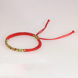 Lucky Hand Knotted Rope Bracelet for Men and Women Chinese Red Rope Bracelet - GQTORCH Jewelry