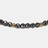 Natural Crystals Bracelet for Women Marcasite Multifaceted Beaded 925 Sterling Silver Bracelet Adjustable Yoga Jewelry - GQTORCH Jewelry