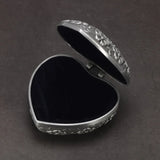 Vintage Alloy Jewelry Box Casket and Heart Shaped 9*7*4.5cm 6*6*3cm For Rings Pendants Necklace Gift Boxes