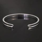 999 Pure Silver Six Character Mantra Bangle for Women Men High Polished Vintage Simple Buddhist Open Cuff Bracelet Jewelry