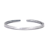 3pcs/set 925 Sterling Silver Mobius Twisted Open Bangle Antiqued Retro Stack Rope Knot Bracelet Jewelry Gift Party Accessories