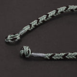 Colorful Tibetan Bracelet 925 Sterling Silver Tube Six Word Mantra Rope Braided Knot Bracelets Lucky Buddhism Jewelry