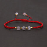 Handmade Natural Stone Small Beaded Bracelet for Women Men Adjustable Bohemia Delicate Daily Wristband Jewelry Clearance Sale