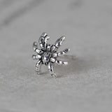 Retro Silver Jewelry S925 Silver Fashion Men and Women Simple Art Design Animal Spider Stud Earrings