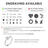 925 Sterling Silver Signet Ring for Women Girl Personalized Custom Engraved Minimalist Delicate Statement Ring Handmade Jewelry