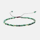 Natural Stone Beaded Bracelets for Women Malachite Adjustable Beads Jewelry Luck Rope Chain Bracelet Jewelry - GQTORCH Jewelry