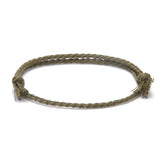 Handmade Braided Cotton Bracelet Adjustable Knots Colorful Double Layered Bohemia Hand String Ethnic Jewelry Accessories