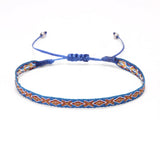 3pcs/set Bohemian Stack Bracelet for Men 999 Pure Silver Braided Cuff Bangle Fabric Cloth Bracelets Handmade Summer Jewelry