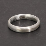 Genuine 925 Sterling Silver For Men And Women Lovers Six Words Engraved Star Vintage Punk Thai Silver Mantra Ring - GQTORCH Jewelry