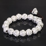 Sanskrit Six Words Engraved Buddha Bracelet OM Mala Beads Bracelets For Men And Women Mantra Prayer Buddhism Jewelry