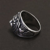 925 Sterling Silver Lion Ring for Men Vintage Biker Animal Ring Punk Retro Hip Hop Street Party Jewelry Gift