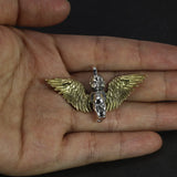 925 Sterling Silver Cupid Pendant Men and Women Angel Necklace Pendant Gift Retro Religious Jewelry