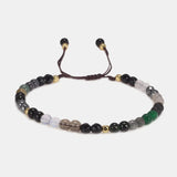 4mm Natural Multi Gemstones Beads Bracelet for Women MARCASITE Stones Yoga Chakra Crystal Beaded Bracelets Handmade Jewelry - GQTORCH Jewelry
