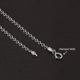 925 Sterling Silver Jewish Israel Star Pendant Necklace for Men Women Hexagram Star Of David Pendant Fashion Punk Retro Jewelry