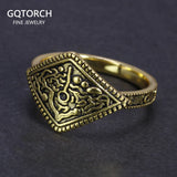 Game Dark Souls Series Ring of Favor Real 925 Sterling Silver with Retro Gold Plated for Men Women Fans Cosplay Jewelry