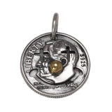 Genuine 925 Sterling Silver Vintage Clown Coins Men's and Women's Pendants Necklace Sweater Chain Jewelry - GQTORCH Jewelry
