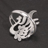 Real 925 Sterling Silver Peacock Ring Women's Vintage Open Style Exaggerated Thai Silver Animal Jewelry