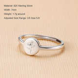 925 Sterling Silver Signet Ring for Women Girl Personalized Custom Engraved Minimalist Delicate Statement Ring Handmade Jewelry