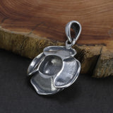 Sterling Silver 925 Rose Vintage Pendant Men's and Women's Lucky Eye Necklace Fashion Men's Jewelry