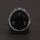 999 Pure Silver Spider Web Skull Ring for Men Heavyweight Domineering Punk Rock Gothic Retro Cool Biker Trendy Jewelry