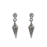Genuine S925 Retro Sterling Silver Indian Arrow Stud Earrings for Men and Women Hip Hop Jewelry Simple - GQTORCH Jewelry