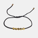 Handmade Tibetan Copper Bead Lucky Rope Bracelet & Bangles Adjustable String For Men And Women Wax Thread Bracelets - GQTORCH Jewelry