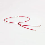 Lucky Red Rope Bracelets 925 Sterling Silver Fish Adjustable Simple Charm Bracelets for Women - GQTORCH Jewelry