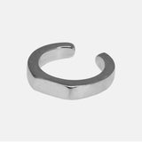 Guaranteed 100% 925 Sterling Silver Ring for Men and Women Plain Simple Design Opening Type Engagement Adjustable Fine Jewelry